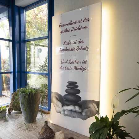 Flut mit einladendem Spruch von Physioteam Wagner Querfurt