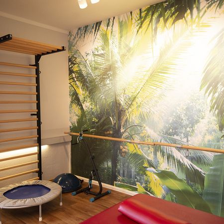 Trainingsraum in der Praxis von Physioteam Wagner Querfurt